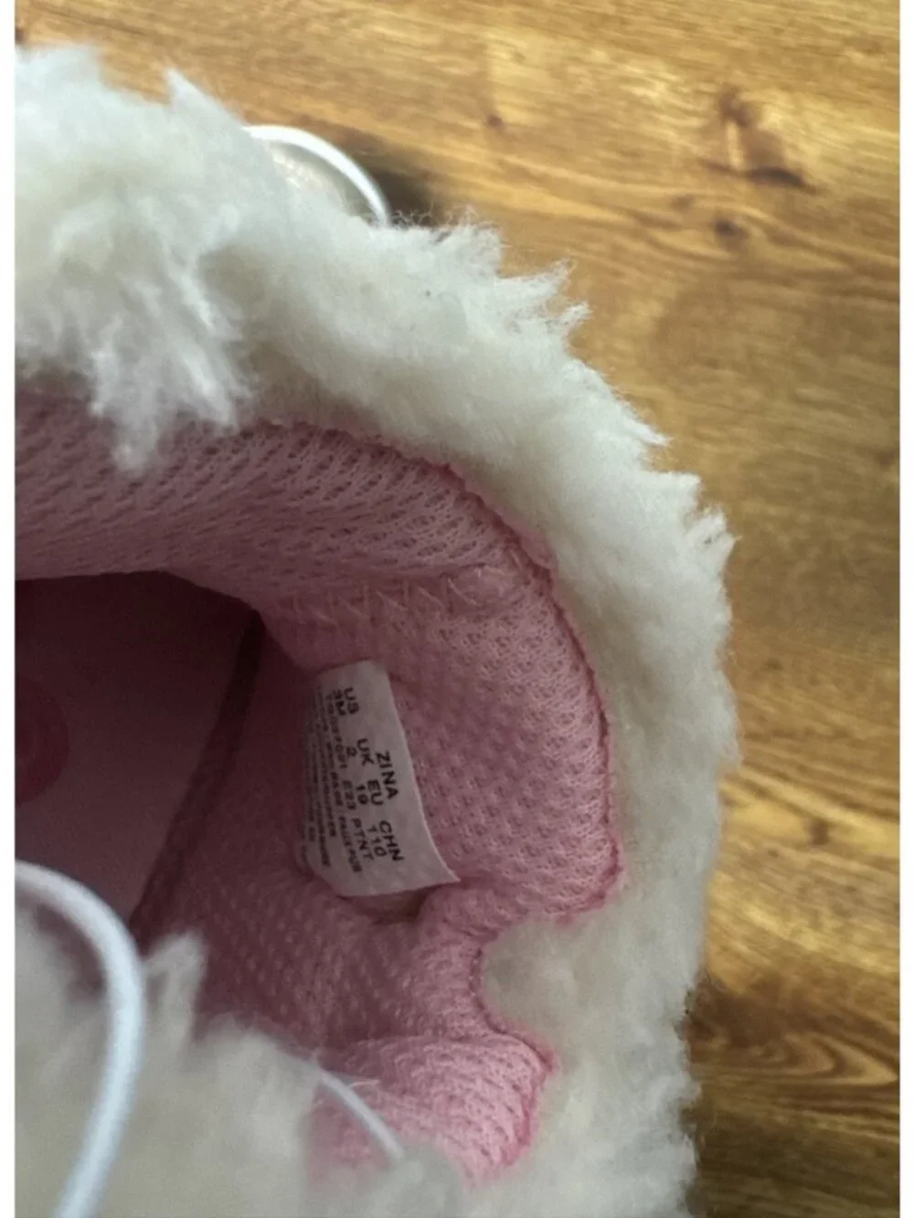 Stride Rite 360 Toddler Girls 3M Side Zip Champagne Faux Fur Zina Ankle Boot